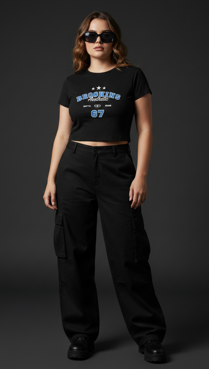 Urban '67' Aesthetic Baby Tee Top